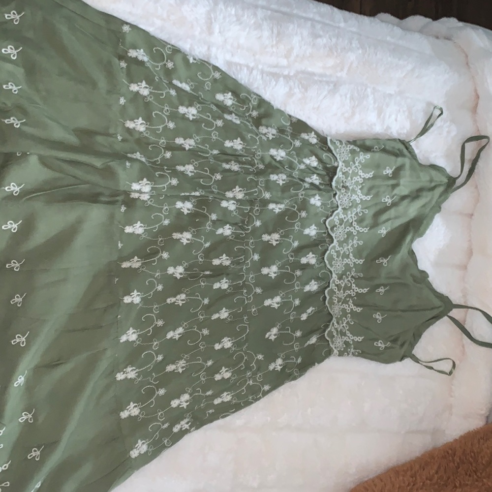 Green dress
